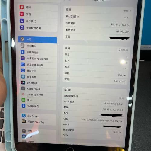 ipad pro 10.5 256G 插卡版