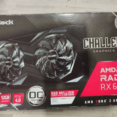 rsrock rx 6700xt 12g challenger 行貨有盒 no 2060 2070 2080 3060 3070 3080 5600