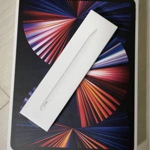 95％ new iPad Pro 12.9 gen5 M1 128g WiFi with Apple Pencil 2