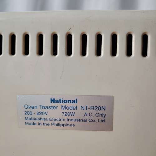 National小型烤箱型號NTR20N二手8成新正常香港大學站