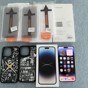 Apple iPhone 14 pro max 256GB 白色 香港行貨 有盒 完全無花 有貼防窺鋼化貼 送未...