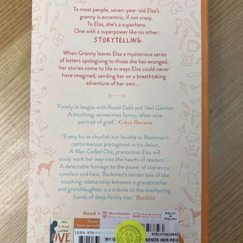 My Grandmother Sends Her Regards and Apologises HK$40  Like new    Meetup   MTR