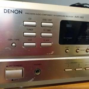 不包好壞 天龍 Denon AVR-1602 5.1 環迴立體聲 擴音機 DTS/ Dolby amplifier