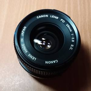 Canon FD 28mm F2.8 SC