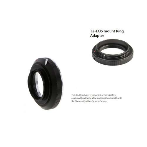 T2 波波鏡 / 望遠鏡 Lens To Olympus Pen F Series Film Camera Mount Adaptor (金...