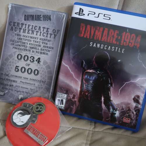 PS5 Daymare 1994 collector's editioin 美版 (有繁體中文字幕)