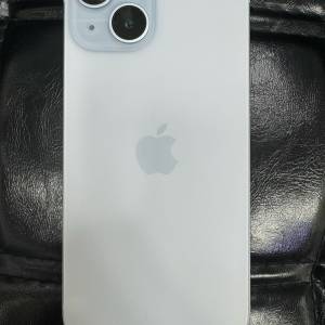 99% New iPhone 15  128gb 藍色 電池健康100% 香港行貨