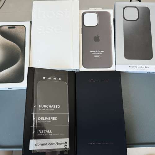 iPhone 15 Pro max 512GB 原色 跟大量配件