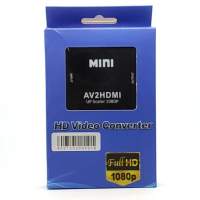 Mini AV To HDMI Converter 視頻轉換器 3色線轉1080P輸出