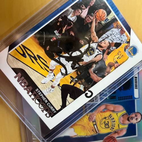 curry 親筆簽名球星卡