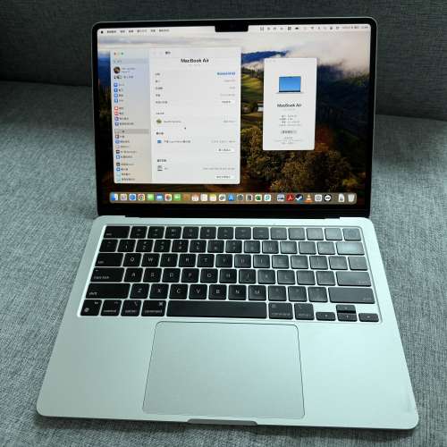 Apple MacBook Air M2 Silver 8gb/512gb 電池91% health 123 cycle