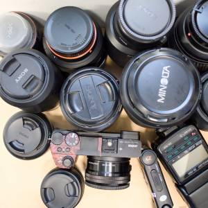 Sony A6500 + Sony 18-135mm + Sigma 18-35 1.8 + other E & A Mount lenses + more