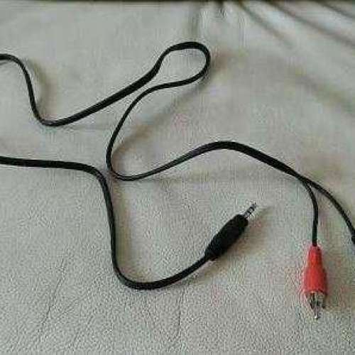 全新 紅色線 音頻線 喇叭線 音響線 對錄線 AUX CABLE 100CM