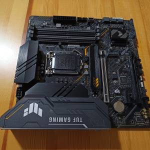 (新淨) ASUS TUF GAMING B560M PLUS底板連背板