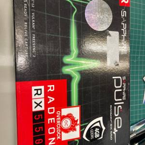 sapphire radeon rx550/4G DDR5/128bit/行貨過保/後備卡