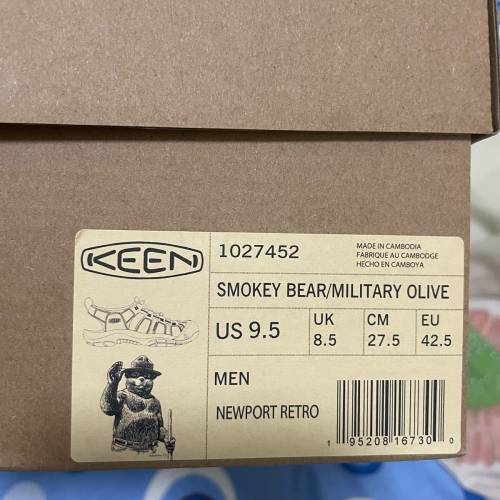 Keen X Smokey Bear Newport Retro 護趾鞋 登山鞋 水陸涼鞋