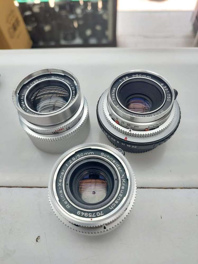 SCHNEIDER RETINA-XENAR 50MM F2.8 RETINA-TELE-ARTON 85MM F4