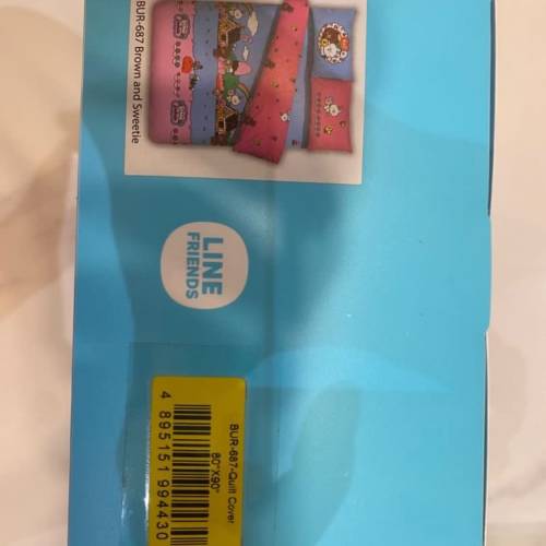 Line friends queen size 全套 床墊 被套 枕頭套