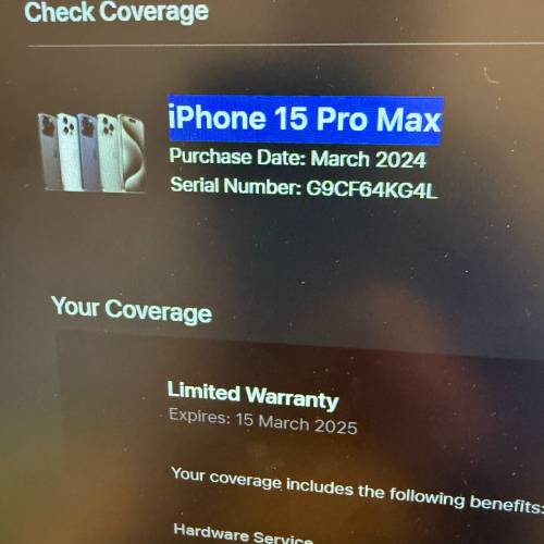 iPhone 15 Pro Max 白色 256GB