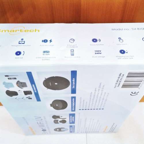 (全新原封現貨) Smartech SV-8100 &ldquo;Smart Wifi UV&rdquo; 智能導航除塵清潔吸塵機 打掃 ...