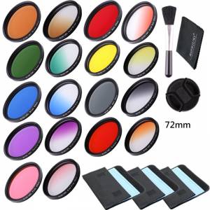 RISE(UK) 18 IN 1 Colour Filter Set 彩色及漸變濾鏡套裝 (49mm - 77mm)