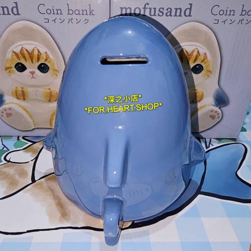 mofusand 貓貓 鯊魚 存錢 錢罌 錢箱 日本 正版 擺設
