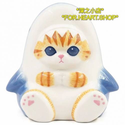 mofusand 貓貓 鯊魚 存錢 錢罌 錢箱 日本 正版 擺設