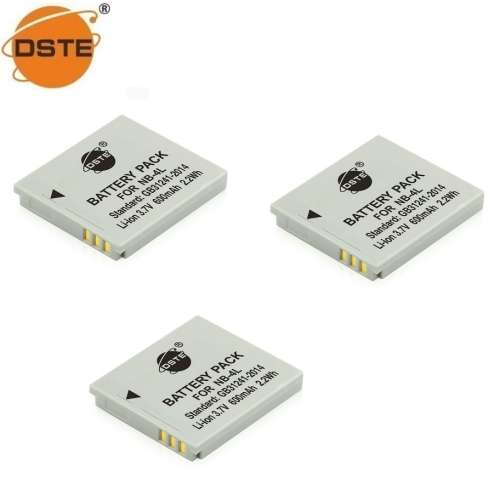 DSTE NB-4L Lithium-Ion Battery With Charger 代用鋰電池連充電機 (3.7V, 600mAh)