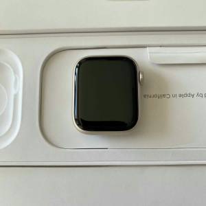 apple watch s8 45mm 星光色蜂窩版，無磕碰，無劃痕，電池容量100%，原裝表帶，原裝...