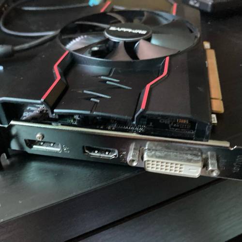 sapphire radeon rx550/4G DDR5/128bit/行貨過保/後備卡