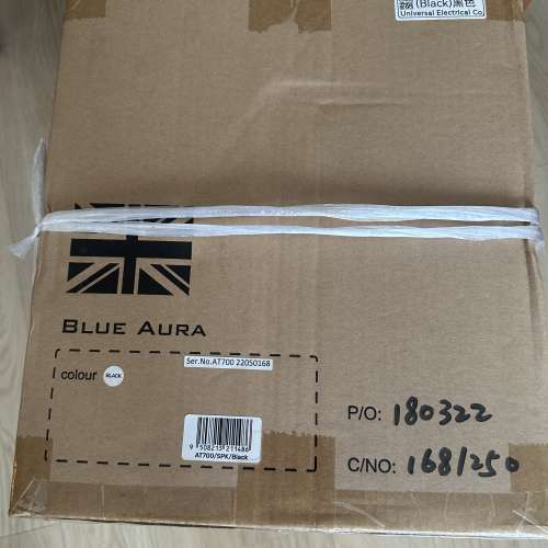 Blue Aura AT 700 全新黑色喇叭一對