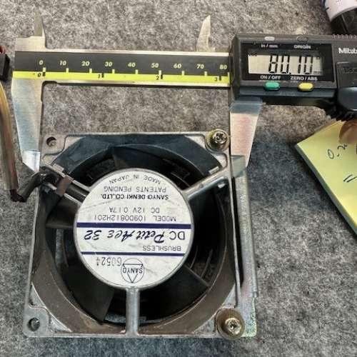 12V DC 80*80 風扇