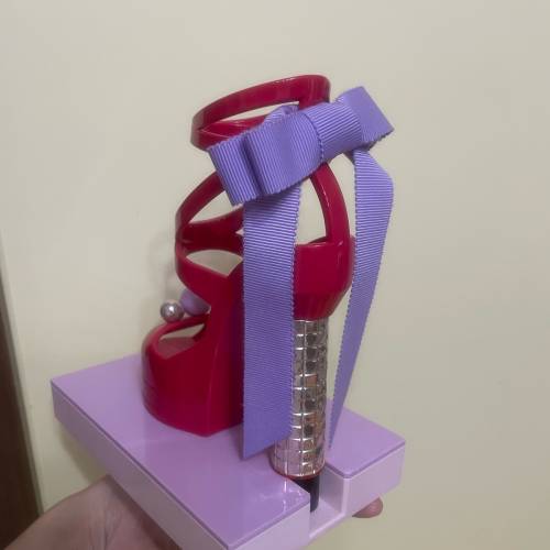 日本資生堂 20週年高踭鞋擺設