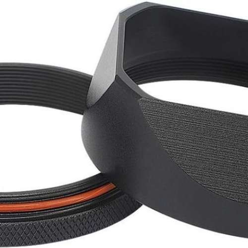 Haoge LH-X54B Square Metal Lens Hood With 49mm Black Mist Filter For X100VI