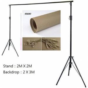 2m(W) X 2m(H) Studio Backdrop Kits Set (影樓攝影龍門架連布)