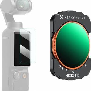 K&F Concept Variable ND 32-512 Filter For DJI Osmo Pocket 3 磁吸可調減光濾鏡