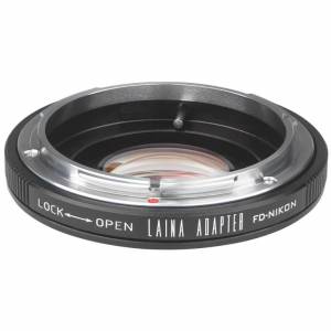 LAINA CANON FD SLR Lens To Nikon F Mount SLR Camera Body, with Built-In Aperture