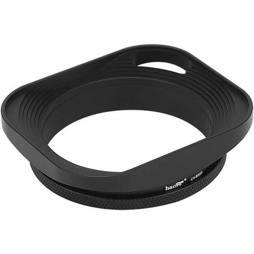 Haoge LH-B55P 55mm Square Metal Screw-in Mount Lens Hood With Cap (專用方形遮...