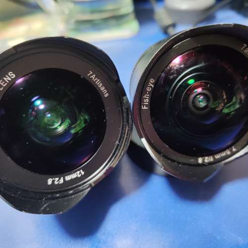 七工匠手動鏡7.5mm & 12mm各1支for M43