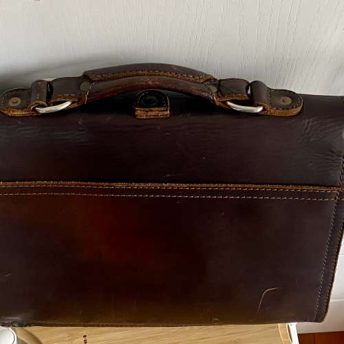 Saddleback Leather thin front pocket briefcase men’s