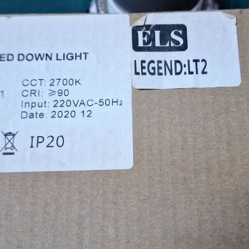 全新LED DOWN LIGHT 每4支＄50-