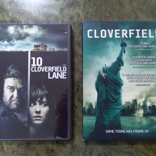 Cloverfield+ 10 Cloverfield Lane Dvd 合共$50 - 二手或全新影碟 CD, 影音產品 - DCFever.com