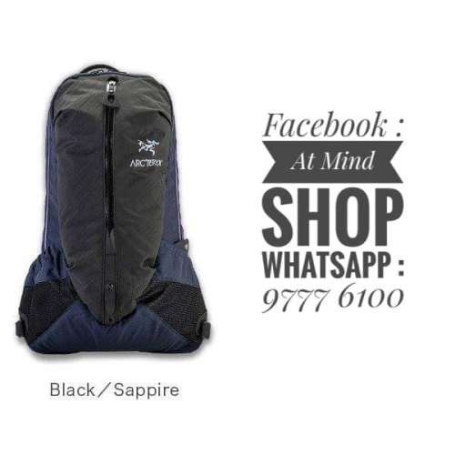 HKD$1000+ 不死鳥 Arc'teryx Arro 22 backpack 香港門市行貨單 紫色 白色 冰藍色 深...