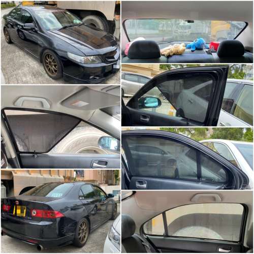 Accord CL7 CL9 全車磁石濾光窗網太陽擋