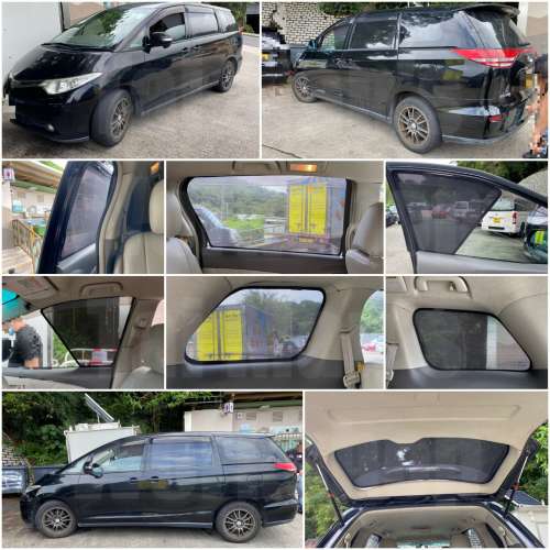 Previa Estima 全車磁石濾光窗網太陽擋