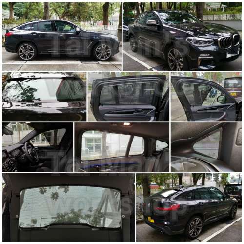 BMW X4 的專車專用濾光窗網太陽擋