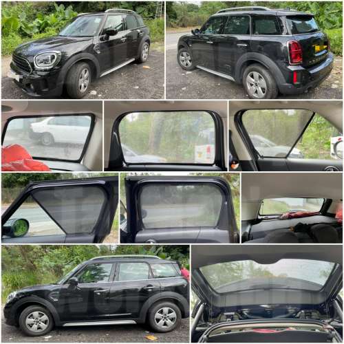 Minicooper Countryman 的專車專用濾光窗網太陽擋