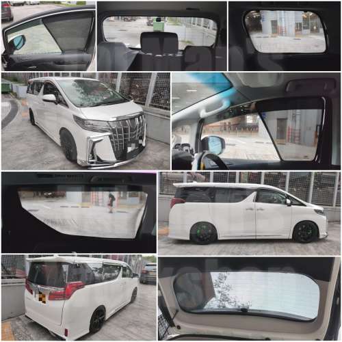 Toyota Alphard Vellfire GGH30 專車專用濾光窗網太陽擋