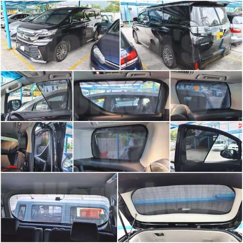 Toyota Alphard Vellfire GGH30 專車專用濾光窗網太陽擋