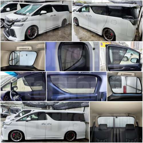 Toyota Alphard Vellfire GGH30 專車專用濾光窗網太陽擋